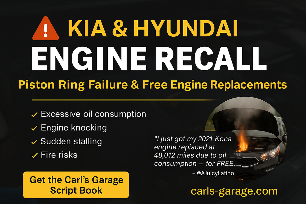 Kia/Hyundai Engine Piston Ring Recall