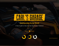 Carls Garage Script book title page