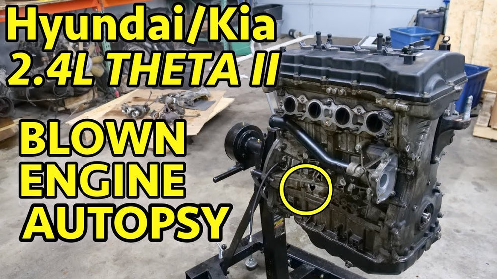 Kia Hyundai Theta II engine failure teardown showing manufacturing defects