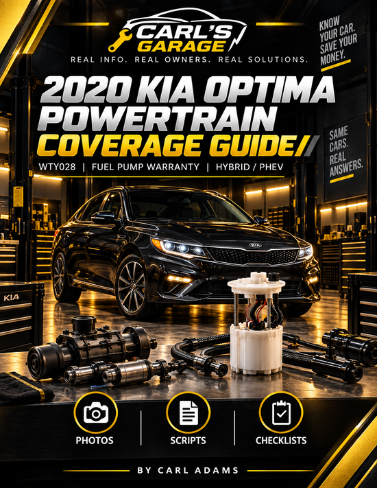 2020 Kia Optima Powertrain Coverage Guide