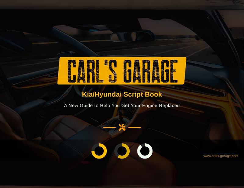 Carls Garage Script book title page 